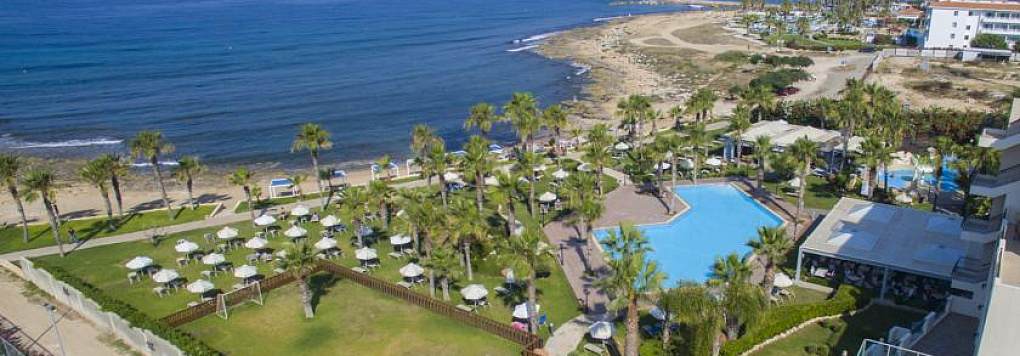 Отель AQUAMARE BEACH HOTEL & SPA 4*, Кипр, Пафос. 