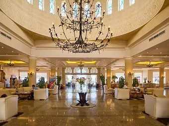  Лобби в ALBATROS AQUA BLU RESORT HURGHADA 4*