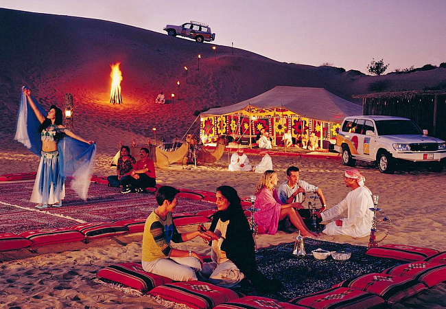 Сафари обычно заканчивается Вечером в бедуинской деревне