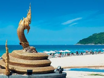 Пляж отеля KARON PRINCESS 3*