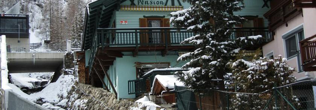 Отель MINA PENSION Pens, Австрия, Тироль, Зёльден. 