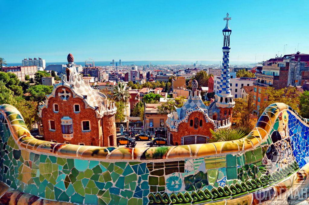 Барселона - Парк Гуэль - пряничные домики
