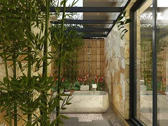 Pool villa 3-bedroom with children themed room