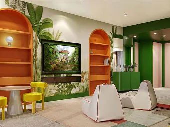 Therme Deluxe Family Room Forest View