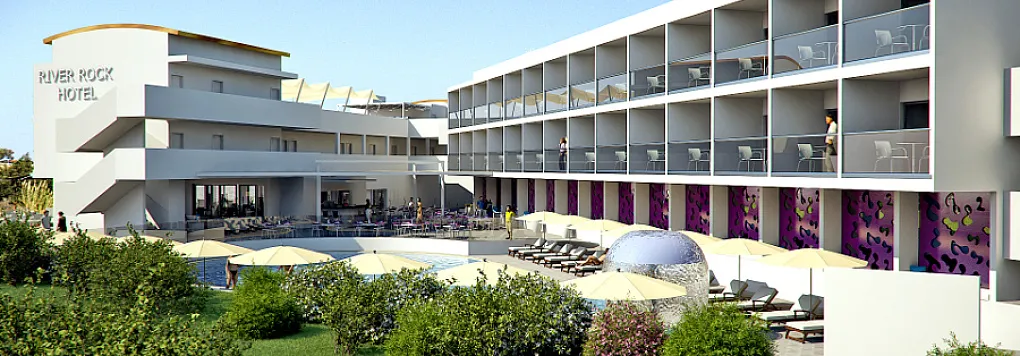 Отель RIVER ROCK HOTEL 3*, Кипр, Айя-Напа.